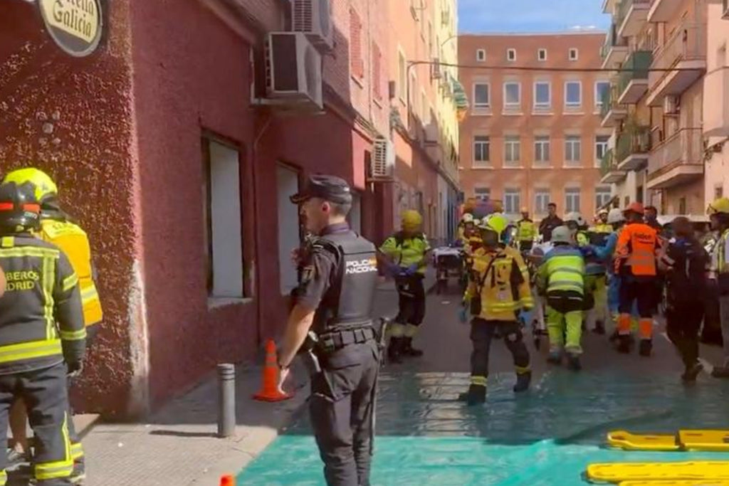 Madrid bar explosion: a second body found among the rubble